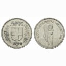Schweiz 5 Franken 1952 B Tell