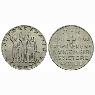 Schweiz 5 Franken 1941 B Rütli