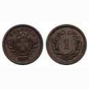 Schweiz 1 Rappen 1902 B