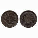 Schweiz 1 Rappen 1915 B