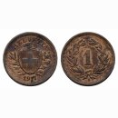 Schweiz 1 Rappen 1917 B