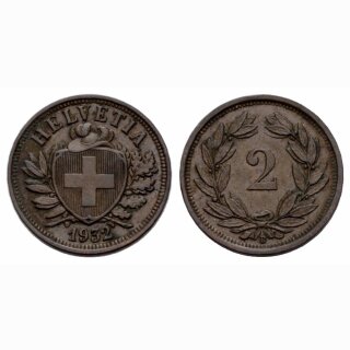 Schweiz 2 Rappen 1932 B