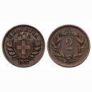 Schweiz 2 Rappen 1937 B
