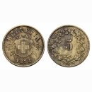 Schweiz 5 Rappen  1872 B