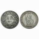 Schweiz 2 Franken 1875 B