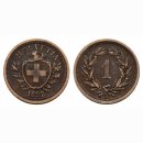 Schweiz 1 Rappen  1892 B