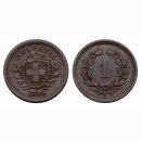 Schweiz 1 Rappen  1895 B