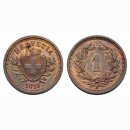 Schweiz 1 Rappen  1919 B