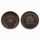 Schweiz 1 Rappen  1921 B