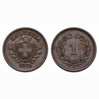 Schweiz 1 Rappen  1925 B