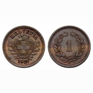 Schweiz 1 Rappen  1927 B