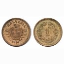 Schweiz 1 Rappen  1934 B