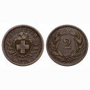 Schweiz 2 Rappen 1875 B