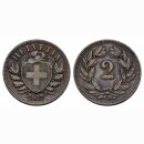 Schweiz 2 Rappen 1907 B