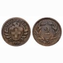 Schweiz 2 Rappen 1914 B