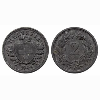 Schweiz 2 Rappen 1944 B