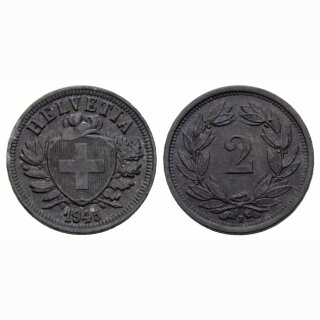 Schweiz 2 Rappen 1945 B