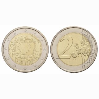 Portugal 2 Euro 2015 30 Jahre Euro Flagge