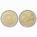 Spanien 2 Euro 2015 30 Jahre Euro Flagge