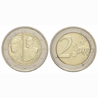 Luxemburg 2 Euro 2017 Wilhelm III