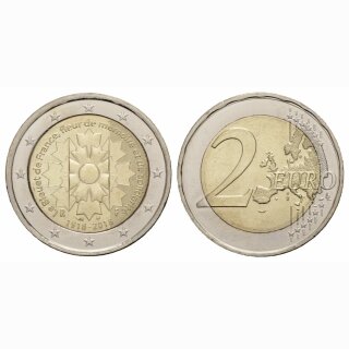 Frankreich 2 Euro 2018 Kornblume