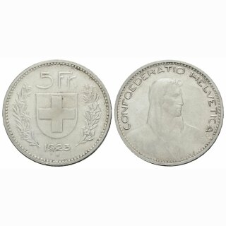 Schweiz 5 Franken 1923 B Tell