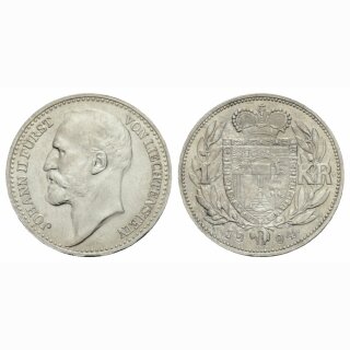 Liechtenstein 1 Krone 1904 Fürst Johann II
