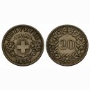 Schweiz 20 Rappen 1858 B