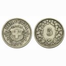 Schweiz 5 Rappen 1873 B