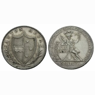 Aargau  20 Batzen 1809