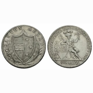Aargau 20 Batzen 1809