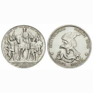 Deutschland 3 Mark 1913