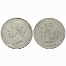 Spanien 5 Pesetas 1885 (??) Alfonso XII