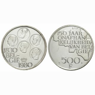 Belgien 500 Francs 1980