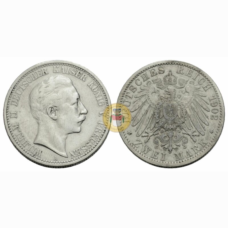 Deutschland 2 Mark 1902 A