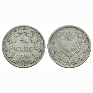 Deutschland 1/2 Mark 1917 A
