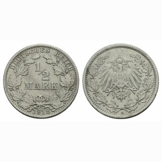 Deutschland 1/2 Mark 1918 A