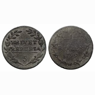 Helvetische Republik 1/2 Rappen 1799