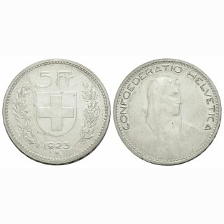 Schweiz 5 Franken 1923 B
