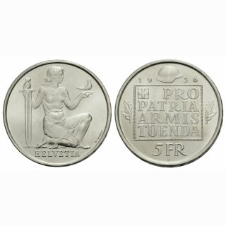Schweiz 5 Franken 1936 Pro Patria