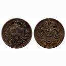 Schweiz 2 Rappen 1913 B