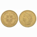 Schweiz 20 Franken 1886 Helvetia