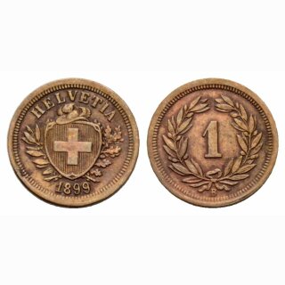 Schweiz 1 Rappen  1899 B