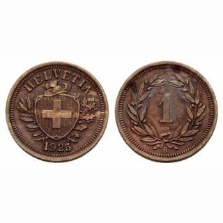 Schweiz 1 Rappen  1925 B