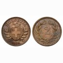 Schweiz 2 Rappen  1936 B
