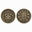 Schweiz 10 Rappen 1873 B