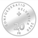 Schweiz 20 Franken 2020 B Roger Federer stgl