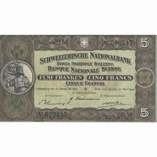 Schweiz 5 Franken 1939, 17. Mai Tell