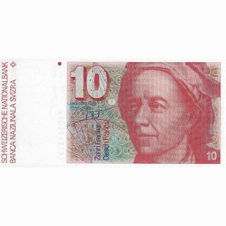 Schweiz 10 Franken 1992 Euler