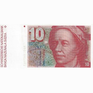 Schweiz 10 Franken 1990 Euler